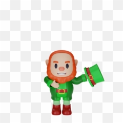 Premium St Patricks Day Hat 3d Illustration Download In Png Emoji,Baby Patrick Discord Emoji