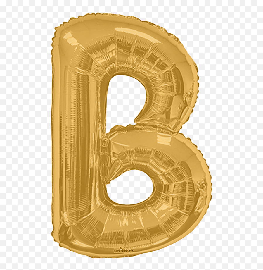 Gold Letter B 34u2033 Balloon Emoji,Letter B Emoji