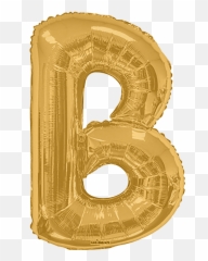 Gold Letter B 34u2033 Balloon Emoji,Letter B Emoji