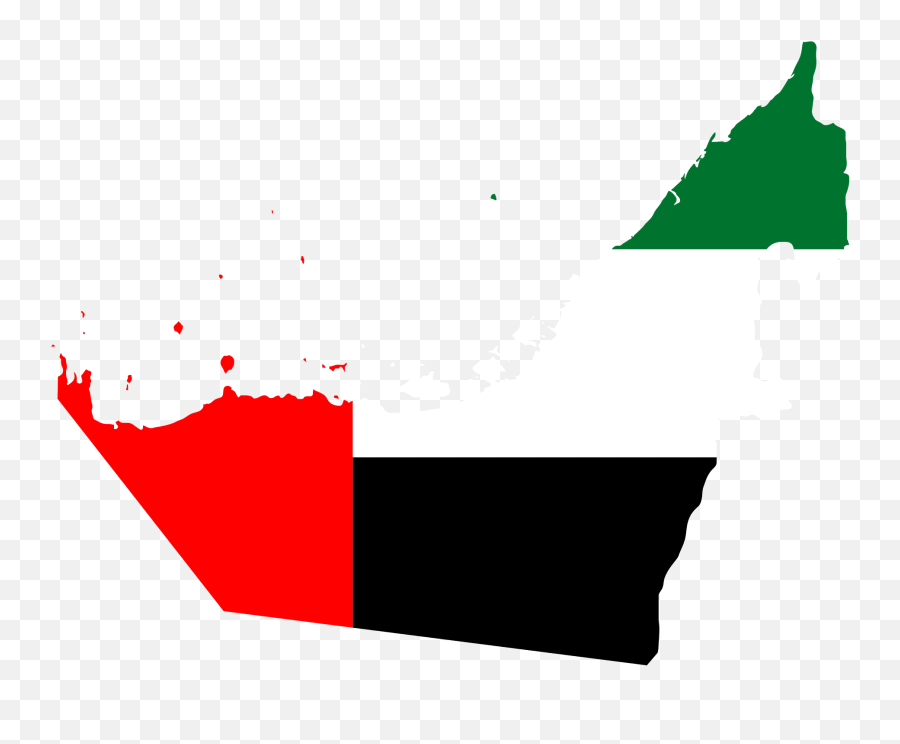 United Arab Emirates Map Flag Clipart - Uae Map Flag Colors Emoji,Us State Flag Emoji