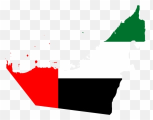 United Arab Emirates Map Flag Clipart - Uae Map Flag Colors Emoji,Us State Flag Emoji