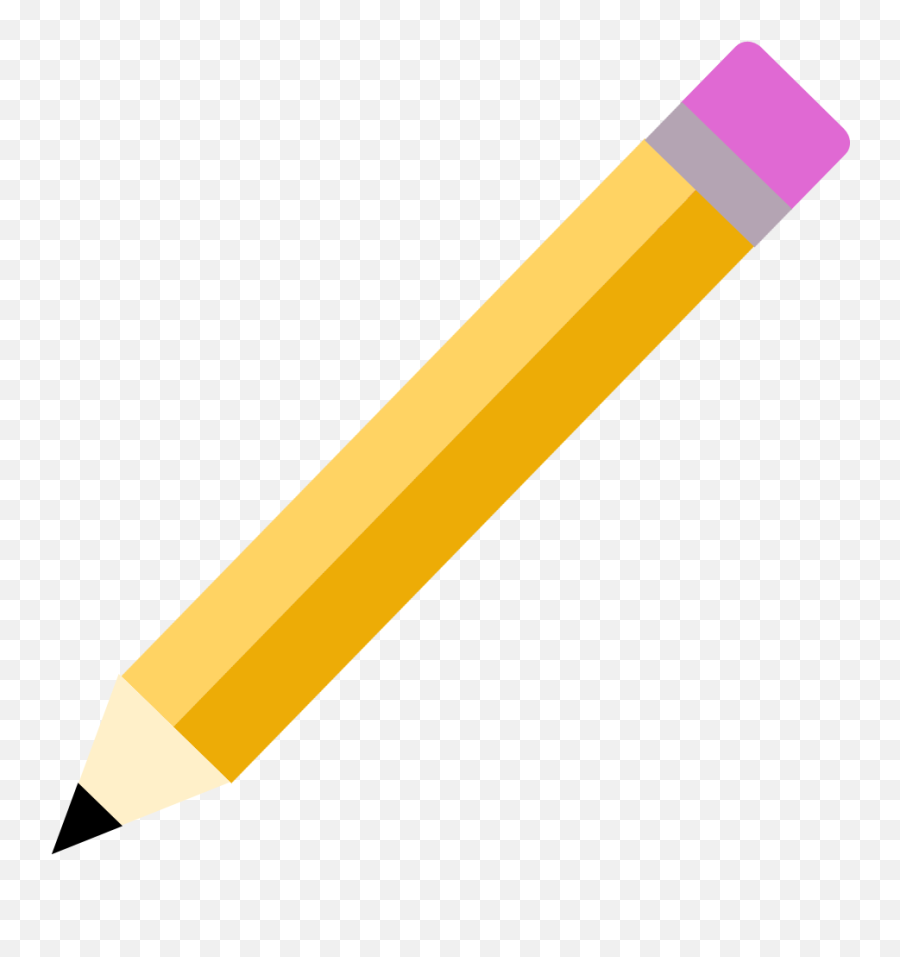Free Pencil Clipart Transparent - Pencil Clipart Png Emoji,Pencil Emoji