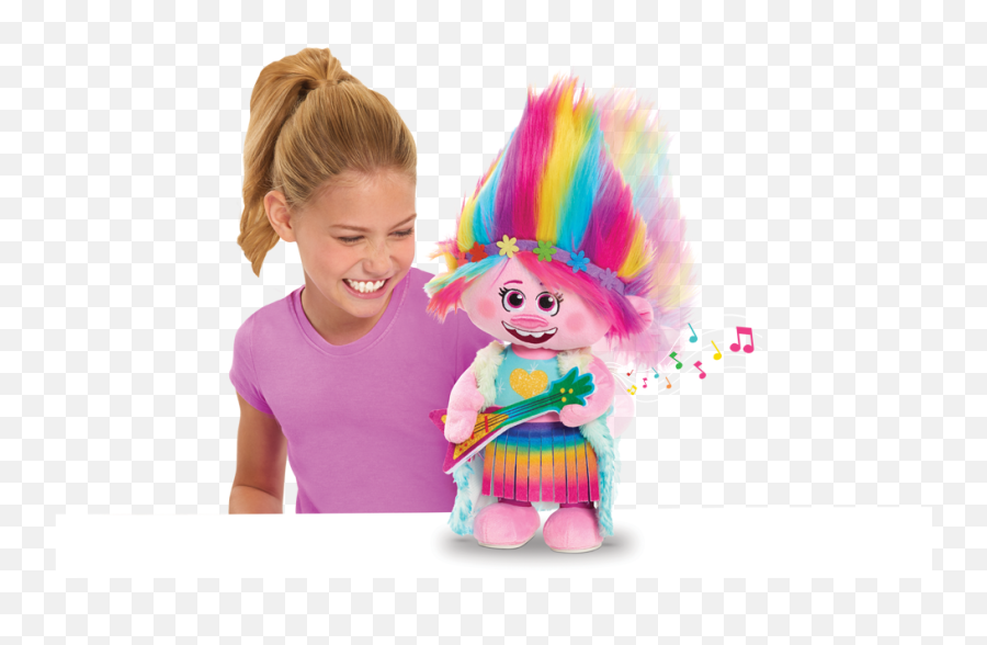 Jp Trolls Jpl65330 Trolls World Tour - Stuffed Toy Emoji,Trolls Poppy Dvd Emoji Dvd