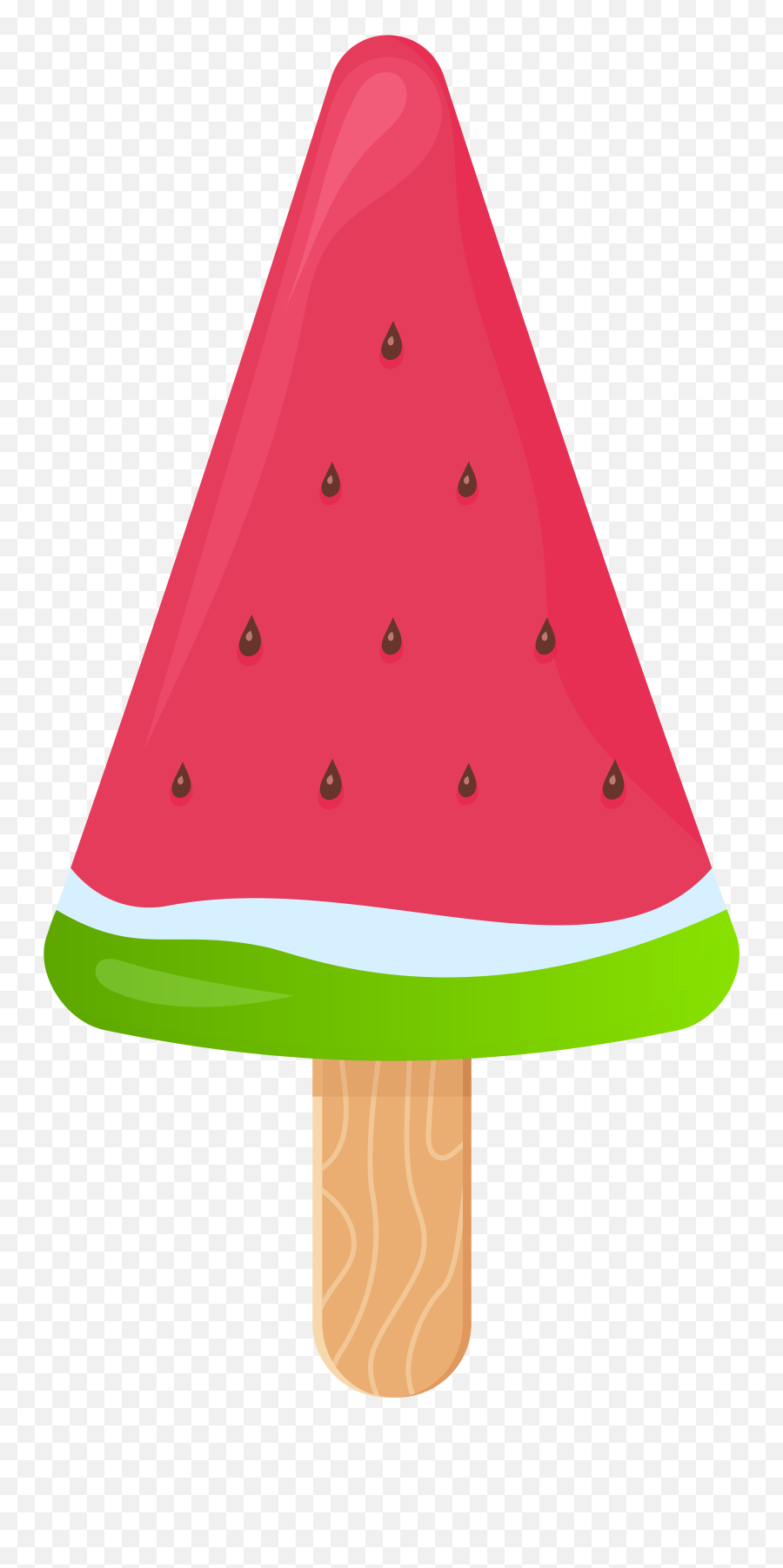 June Clipart Watermelon June - Stick Ice Cream Clipart Emoji,Ice Cream Sun Emoji Pop