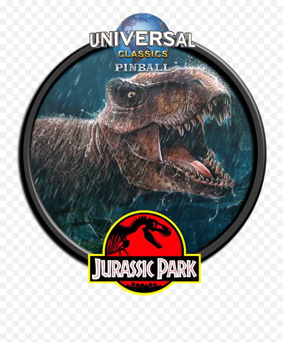 Backglass Pinball Fx3 Jurassic Parck - Pinballx Media Jurassic Park Fx3 Wheel Emoji,Jurassic Park Emoji