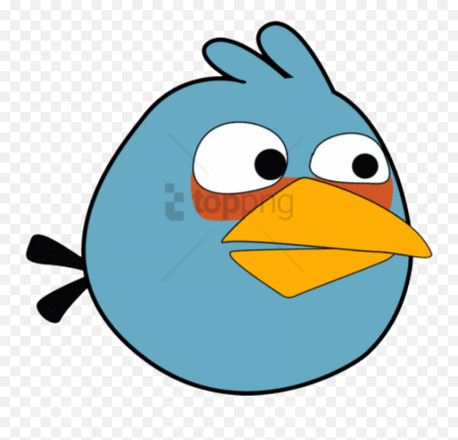 Blue Angry Bird - Angry Birds Toon Blue Emoji,Angry Bird Emoji