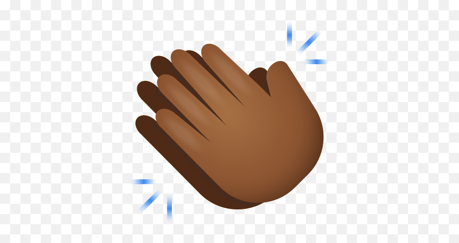 Clapping Hands Medium Dark Skin Tone - Sign Language Emoji,Brown Clapping Hands Emoji