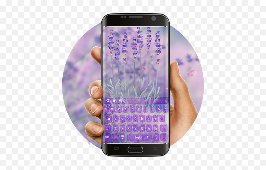 Purple Lavender Love Keyboard - Camera Phone Emoji,Huawei Swype Emoji