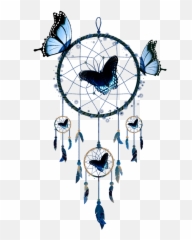 Dreamcatcher Sticker By Rebelbutterfly 68 Tjc - Silhouette Dream Catcher Svg Emoji,Dreamcatcher Symbol Emoji