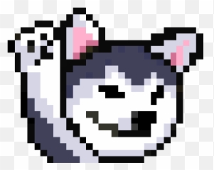 Lihkg Husky - Whatsticker Cat Face Pixel Art Emoji,Husky Emoji
