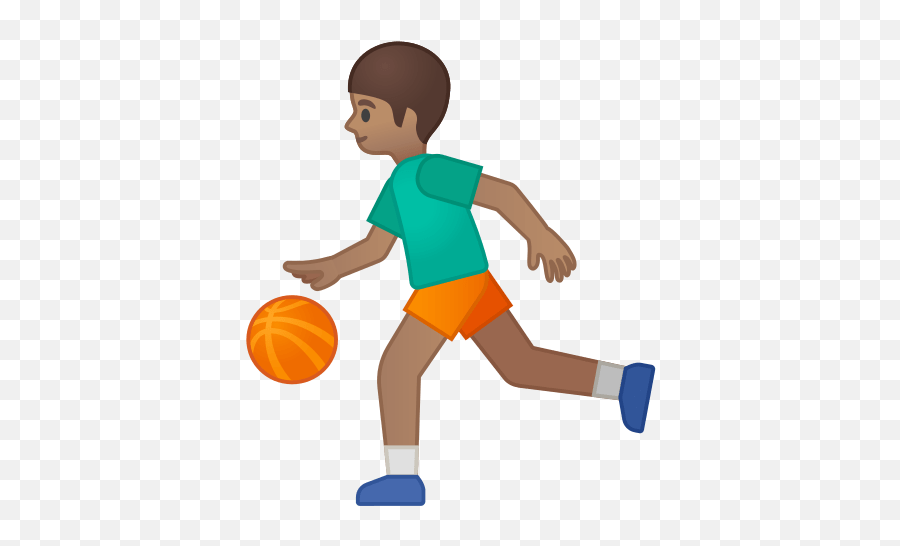Person Bouncing Ball Emoji With - Basketball Player Emoji Discord,Emoji Game Basketball 2 3