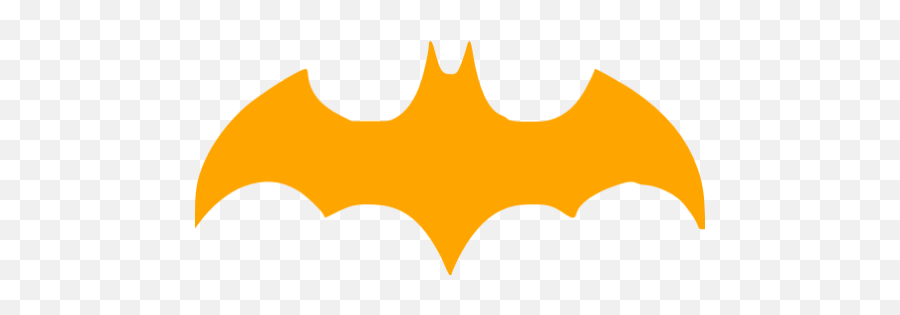Orange Batman 8 Icon - Blue Batman Logo Png Emoji,Batman Symbol Emoticon