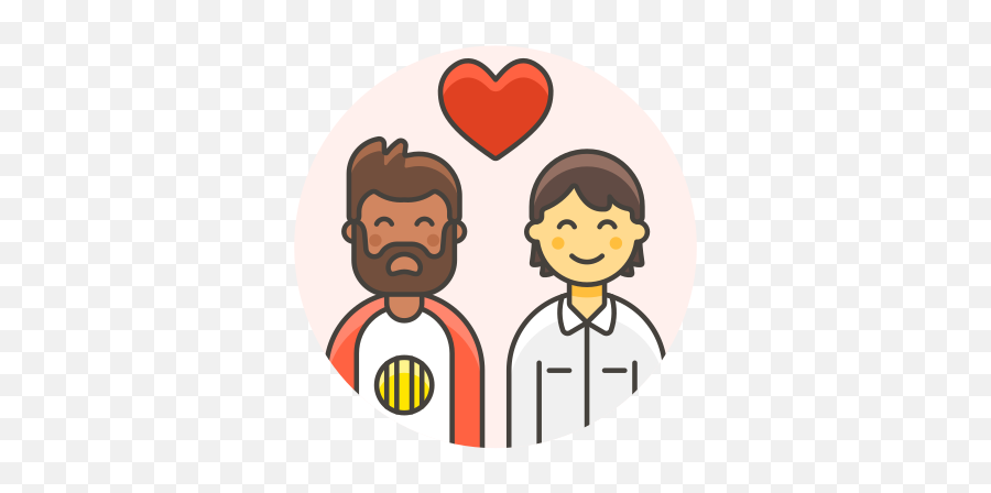 Couple Gay Love Free Icon Of Lgbt - Gay Couple Cartoon Png Emoji,Free Gay Emoji
