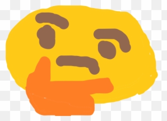 Free Emoji PNG thinking meme images, page 1 