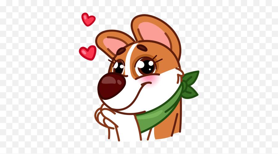 Gif Cute Gif Animation - Telegram Telegram Stickers Telegram Animated Stickers Sticker Pack Muffin Corgi Dog Emoji,Spanking Animated Emoticons