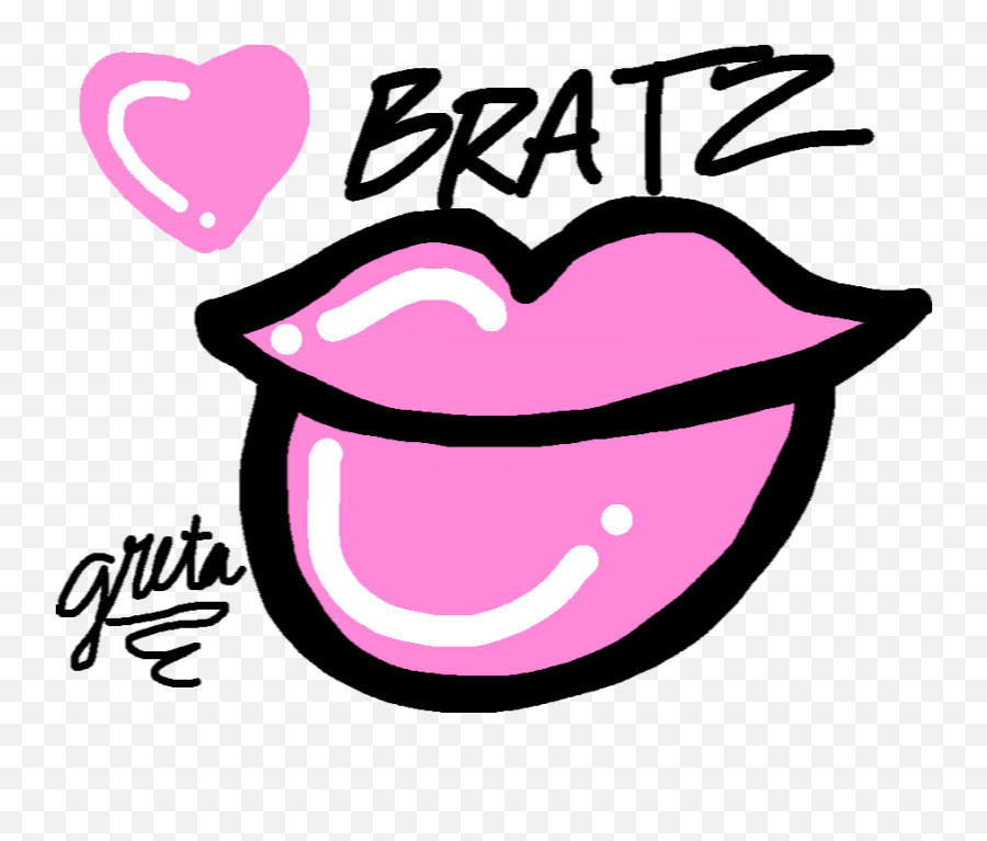 Bratz Drawing - Girly Emoji,Heart Emojis Bratz