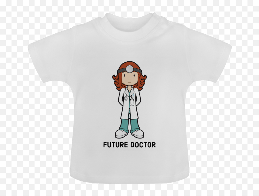 Future Doctor - When I Grow Up Girl Medic Baby Classic Tshirt Model T30 Id D195533 Fictional Character Emoji,Toddler Emoji Shirt