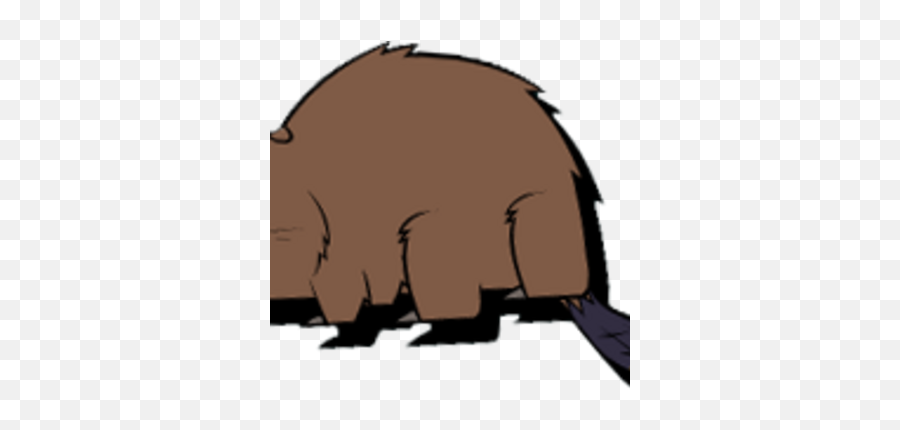 Beaver - Marsupial Emoji,Hairless Beaver Emoticon