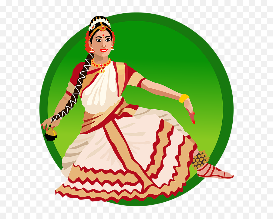 Indian Dance Art - Kathak Clipart Emoji,Emotion Poses Bharatanatyam