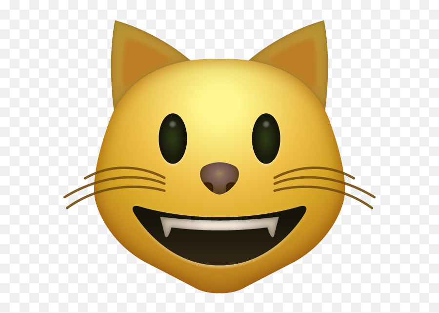 Smiling Cat Emoji Free Download Ios - Cat Emoji Png,Dab Emoticon