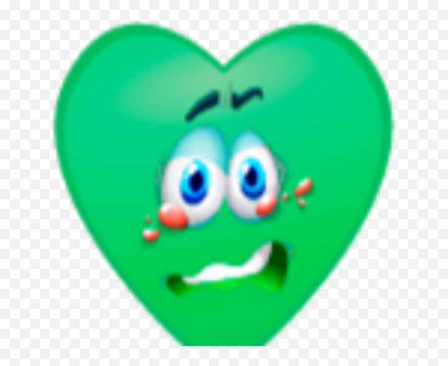Green Heart Emoji - Happy,When A Guy Sends You A Red Heart Emoticon