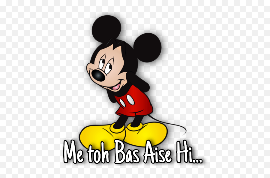 Mickey Mouse - Dot Emoji,Mickeymouse Emoji