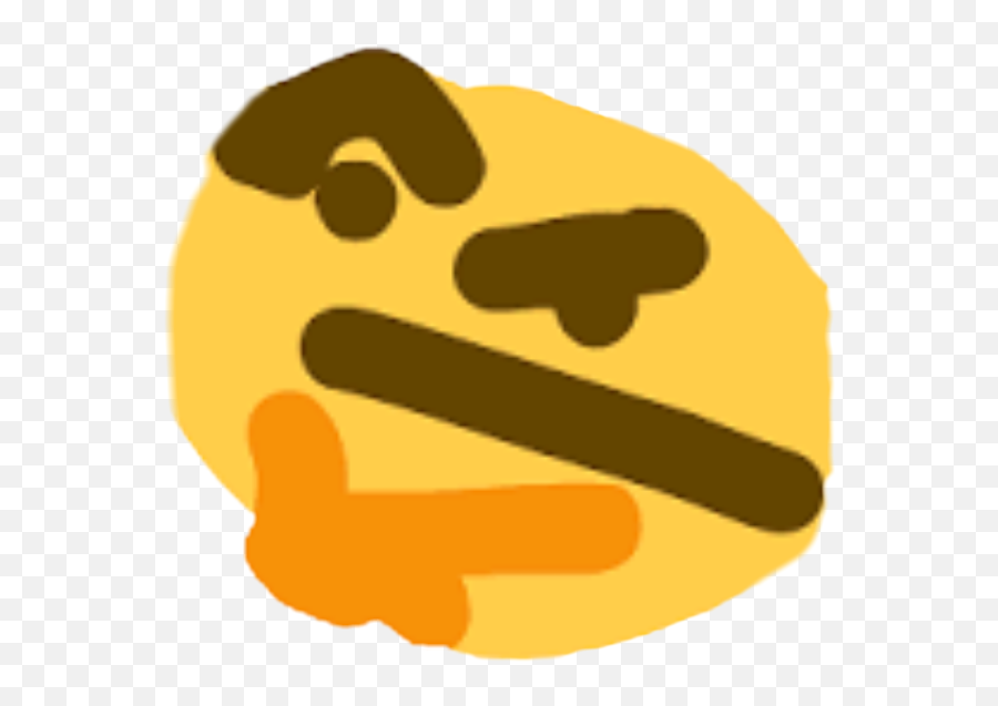 The Most Edited - Distorted Thinking Emoji,Anime Emoticons 128x128
