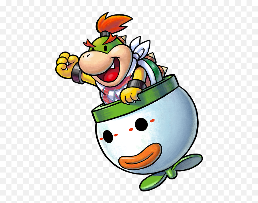 Bowser Jr Battles - Mario Luigi Rpg Bowser Jr Emoji,Eric Cartman Clown Emoticon
