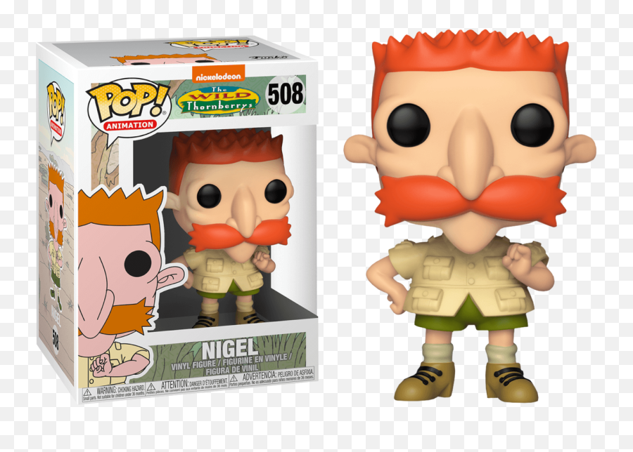 Funko Pop Nickelodeon The Wild - Nigel Funko Pop Emoji,Nigel Thornberry Emoticons