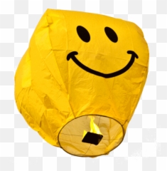 Sky Lantern Smiley - Sky Lantern Decoration Emoji,Sky Lantern Emoticon
