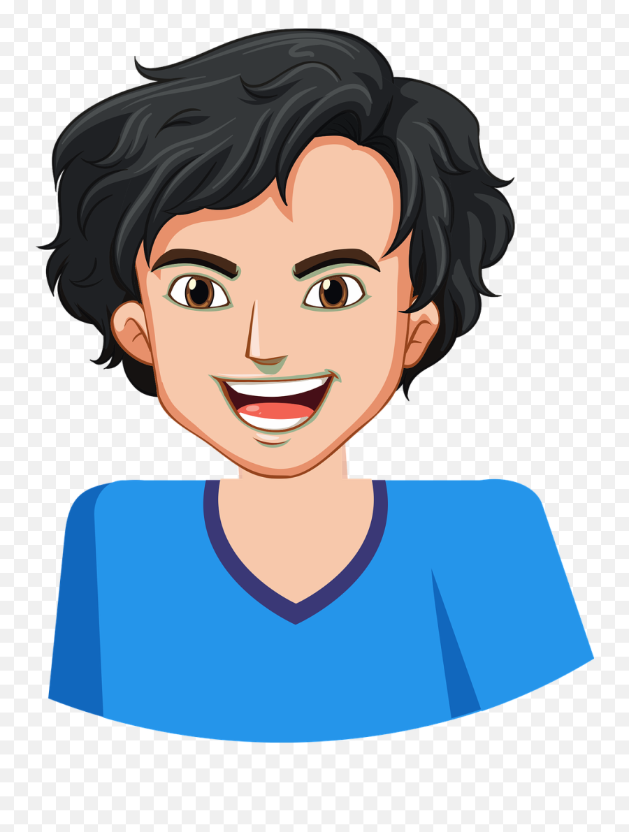 Download Laughing Boy Png - Full Size Png Image Pngkit Boy Cartoon Face Png Emoji,Boy Emoji Png