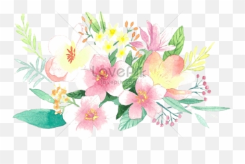 Watercolor Flower Border Illustration Imagepicture Free Emoji,Pretty Emotion Borders