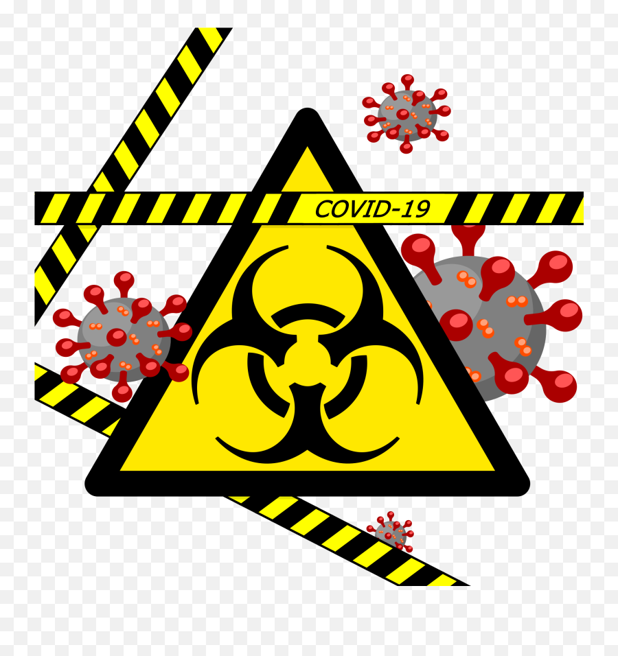 Covid Biohazard - Openclipart Emoji,Animated Biohazard Emoticon