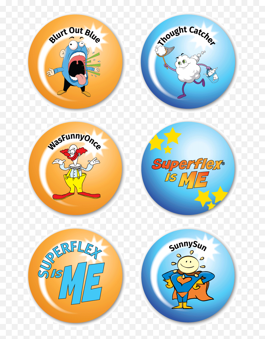 Socialthinking - Superflex Super Sticker Collection Emoji,Pers Emotions Images