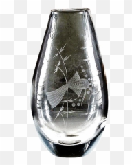 Etched Art Glass Bowl Vintage Etched Art Glass Signed By The Emoji,Niga Emoji
