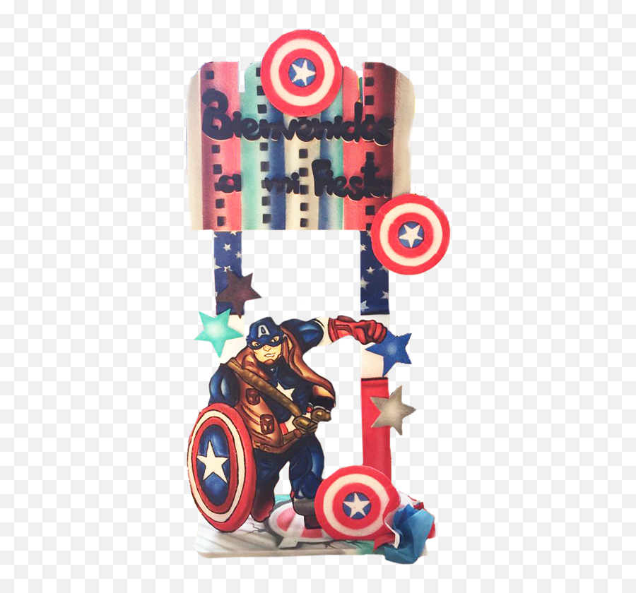 Bienvenido - Party Day Bienvenidos Paral Para Niños Emoji,Captain America Shield Emoji