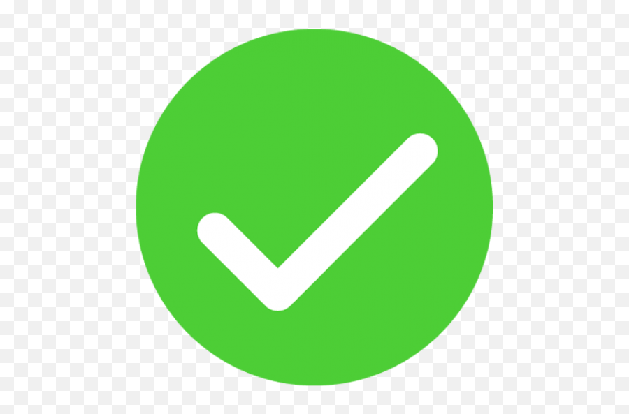 Green Check Mark Png File Cutout Png U0026 Clipart Images Citypng Emoji,Heck Mark Emoji