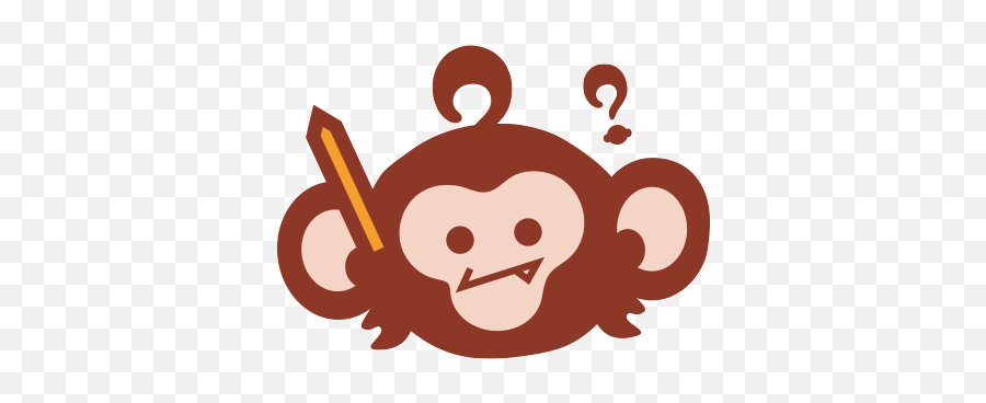 The Designer U2014 Curious Monkey Emoji,Chimp Emoji