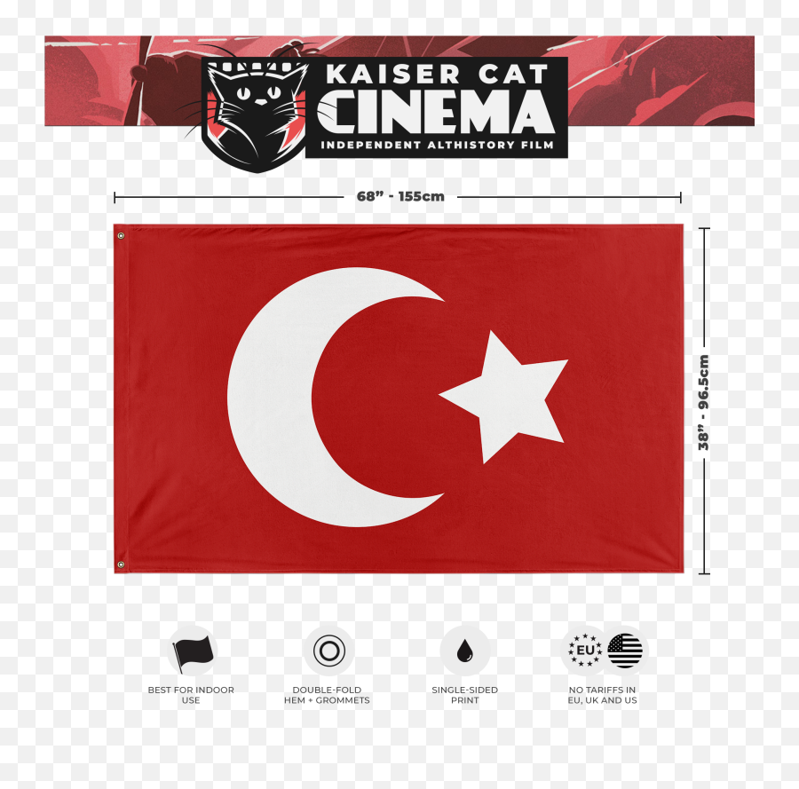 Ottoman Empire Flag New U0026 Improved U2013 Kaiser Cat Cinema Emoji,Cat Loading Discord Emojis