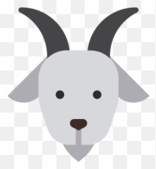 Animal Cartoon Farm Fauna Goat Herbivore Zoo Icon Emoji,Goat Emoji Art