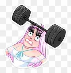 Telegram Sticker From Collection Emoji,Weightlifting Emoji