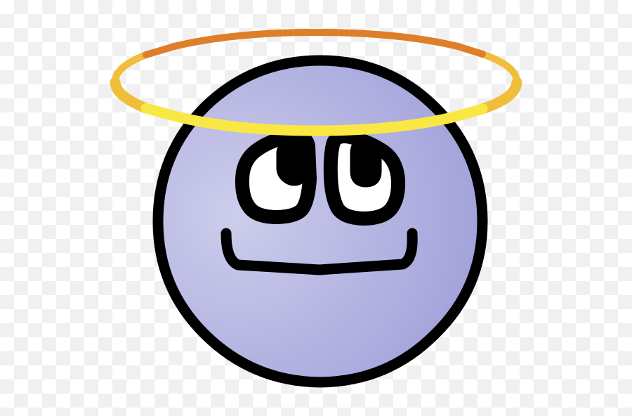Fileangelsimleysvg - Wikimedia Commons Emoji,Simple Shampoo Emoticon