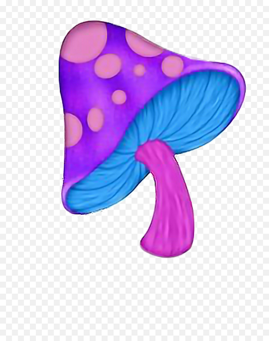 Transparent Trippy Mushroom Png Clipart - Dibujo De Hongo Psicodelico Emoji,Mushroom Emoji