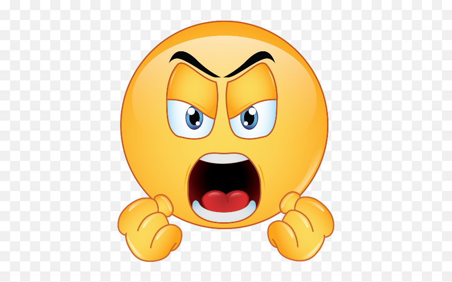 Download Emoticon Angry Anger Emojis - Angry Emoji Whatsapp Dp,Angry Emoji