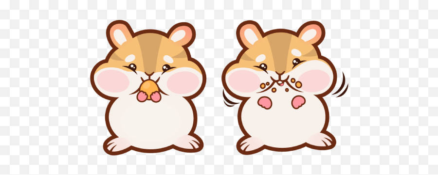 Cute Hamster - Cute Hamster Cursor Emoji,Milky Emotions Pets