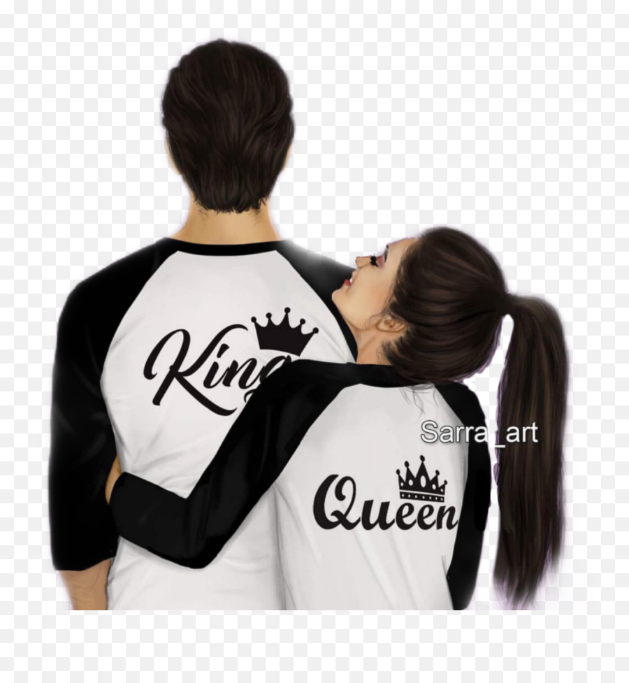 King Queen Sticker By Jennyoff8 - Couples Girly M Emoji,Queen Emoji Shirt