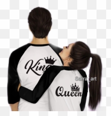 King Queen Sticker By Jennyoff8 - Couples Girly M Emoji,Queen Emoji Shirt