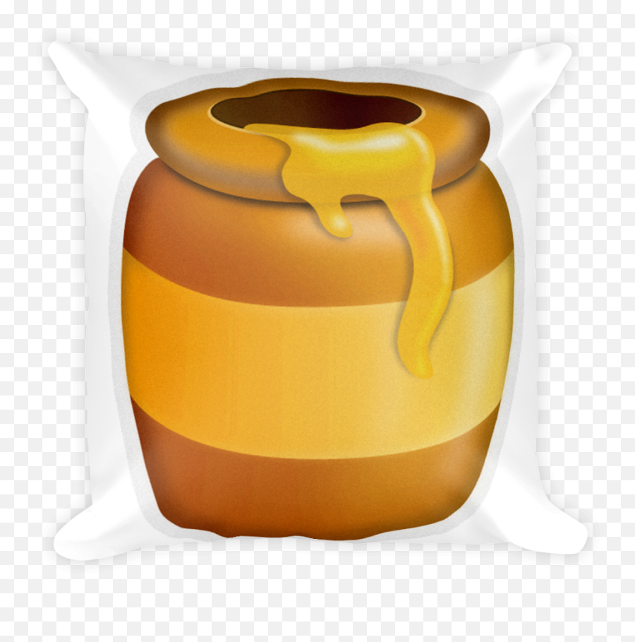 Honey Clipart Emoji Honey Emoji Transparent Free For - Winni Puuh Honigtopf,Large Emoji Pillow