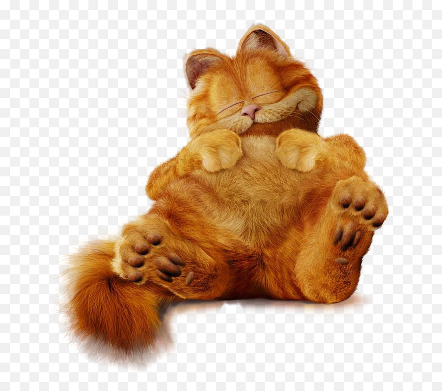 Download Garfield Movie Png Png Image - Cute Garfield Emoji,Emoji Movie Plush