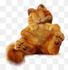 Download Garfield Movie Png Png Image - Cute Garfield Emoji,Emoji Movie Plush